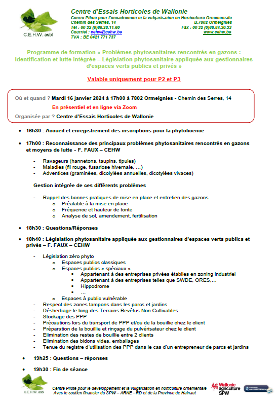 Formation CEHW