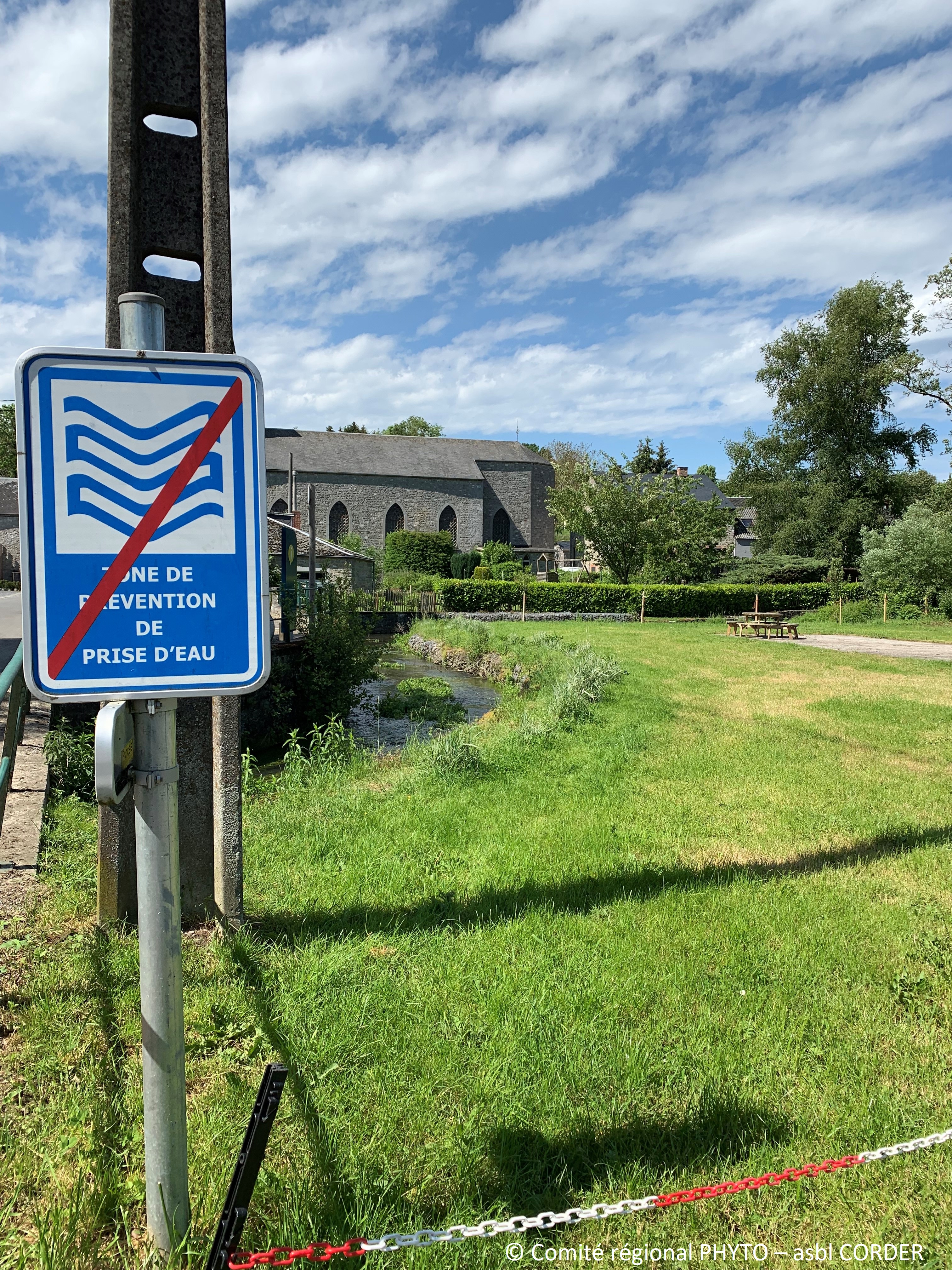 Fin de zone de prévention de captage d'eau